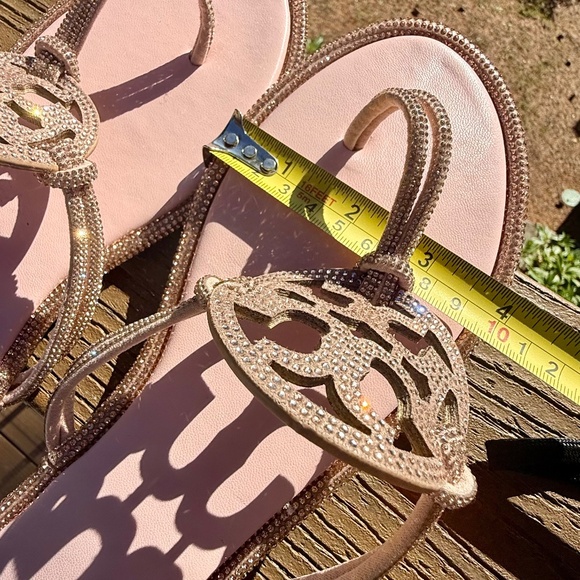 Tory Burch Miller Pink Sandals (Read description) - Size 43 or 11 - Picture 3 of 8